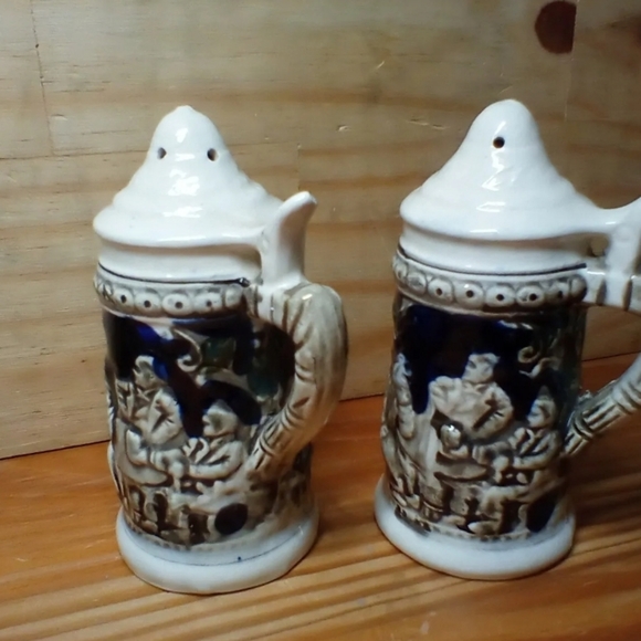 Vintage Chase Hand Painted Salt Peper Spice ShakerJapan Cooking Kitchen Tools - Picture 2 of 6